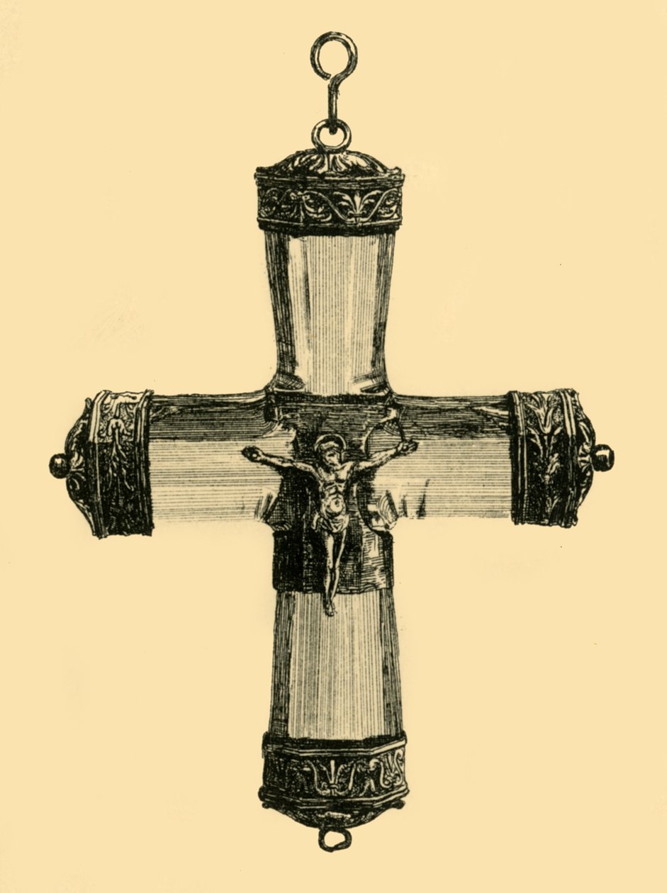 Krystalkrucifiks, c1550, 1881. af Frederick Albert Slocombe