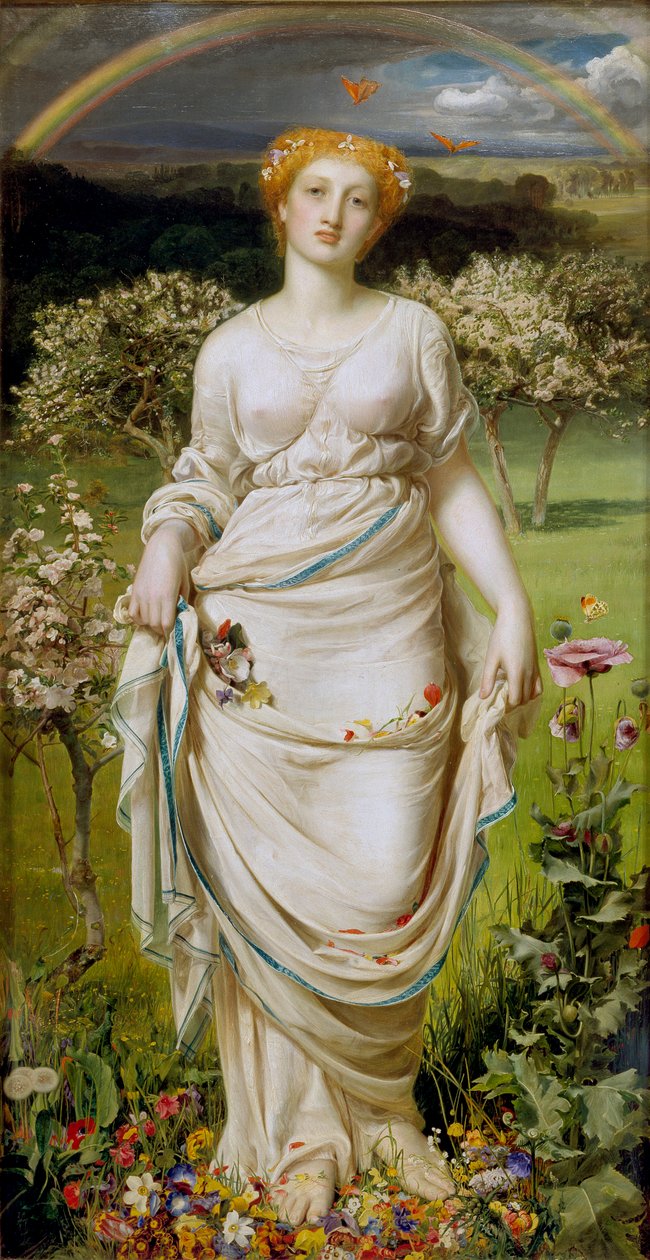 Blidt forår, 1865 af Frederick Augustus Sandys