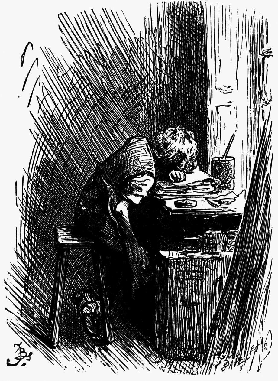 Dickens i sortsejlingslageret, 1880
