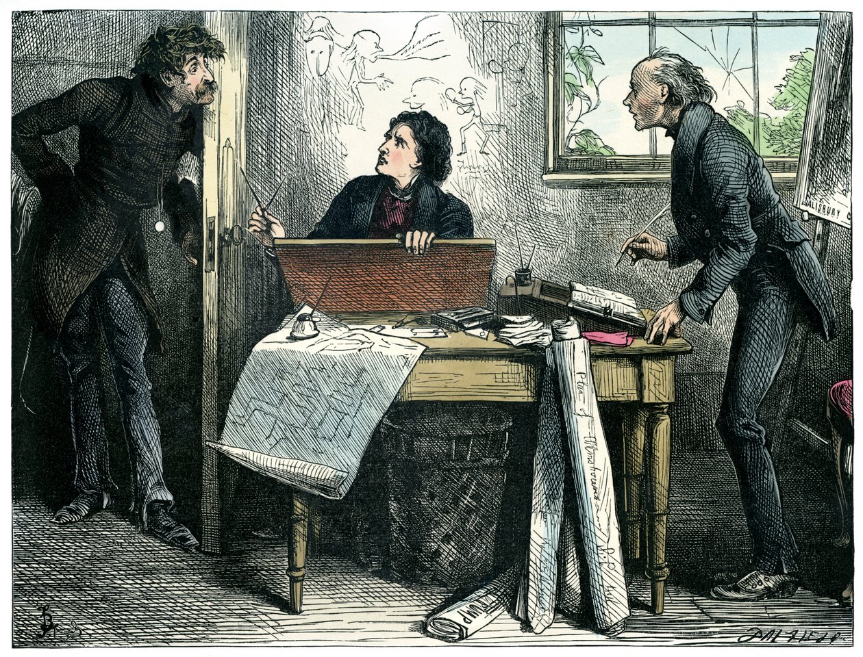 Martin Chuzzlewit af Charles Dickens af Frederick Barnard