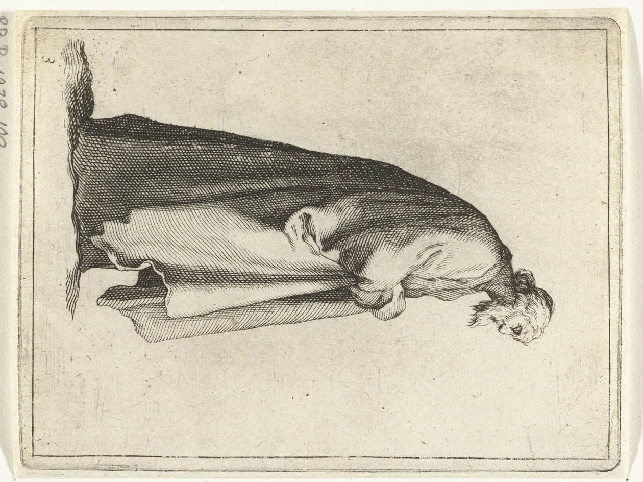 Gammel mand med lang frakke 15 små figurer (serietitel) af Frederick Bloemaert