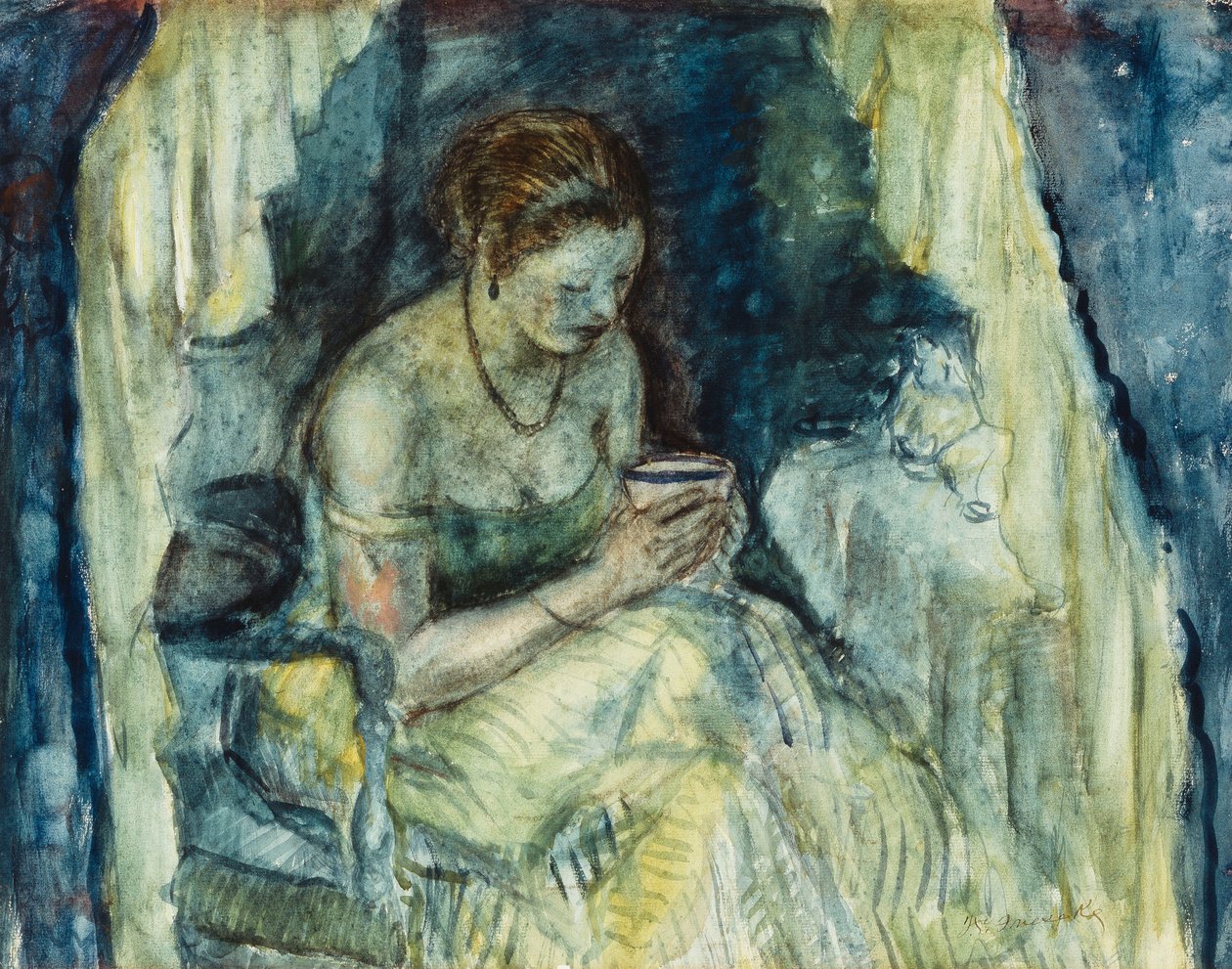 En kop te af Frederick Carl Frieseke
