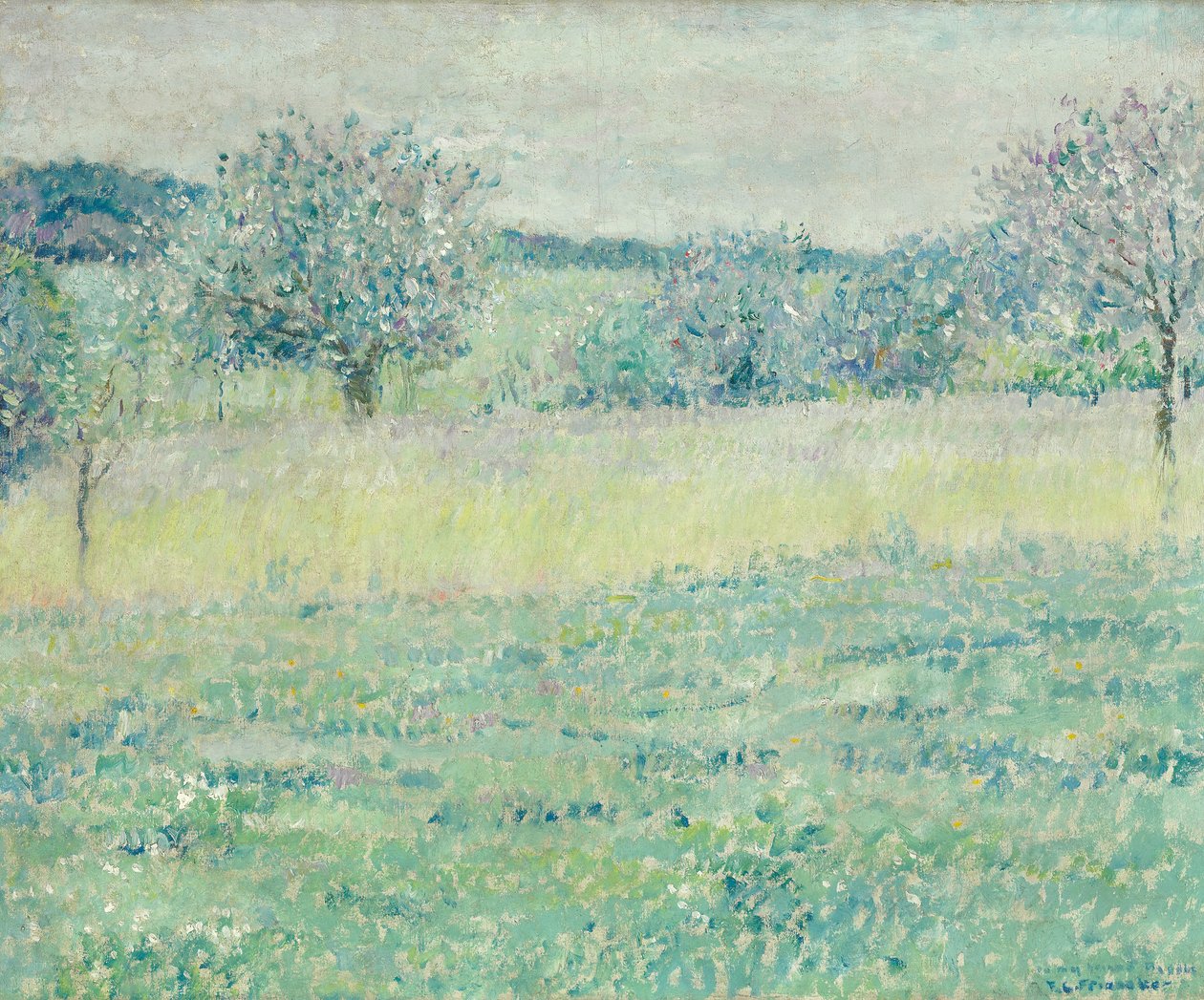 Giverny Landskab af Frederick Carl Frieseke