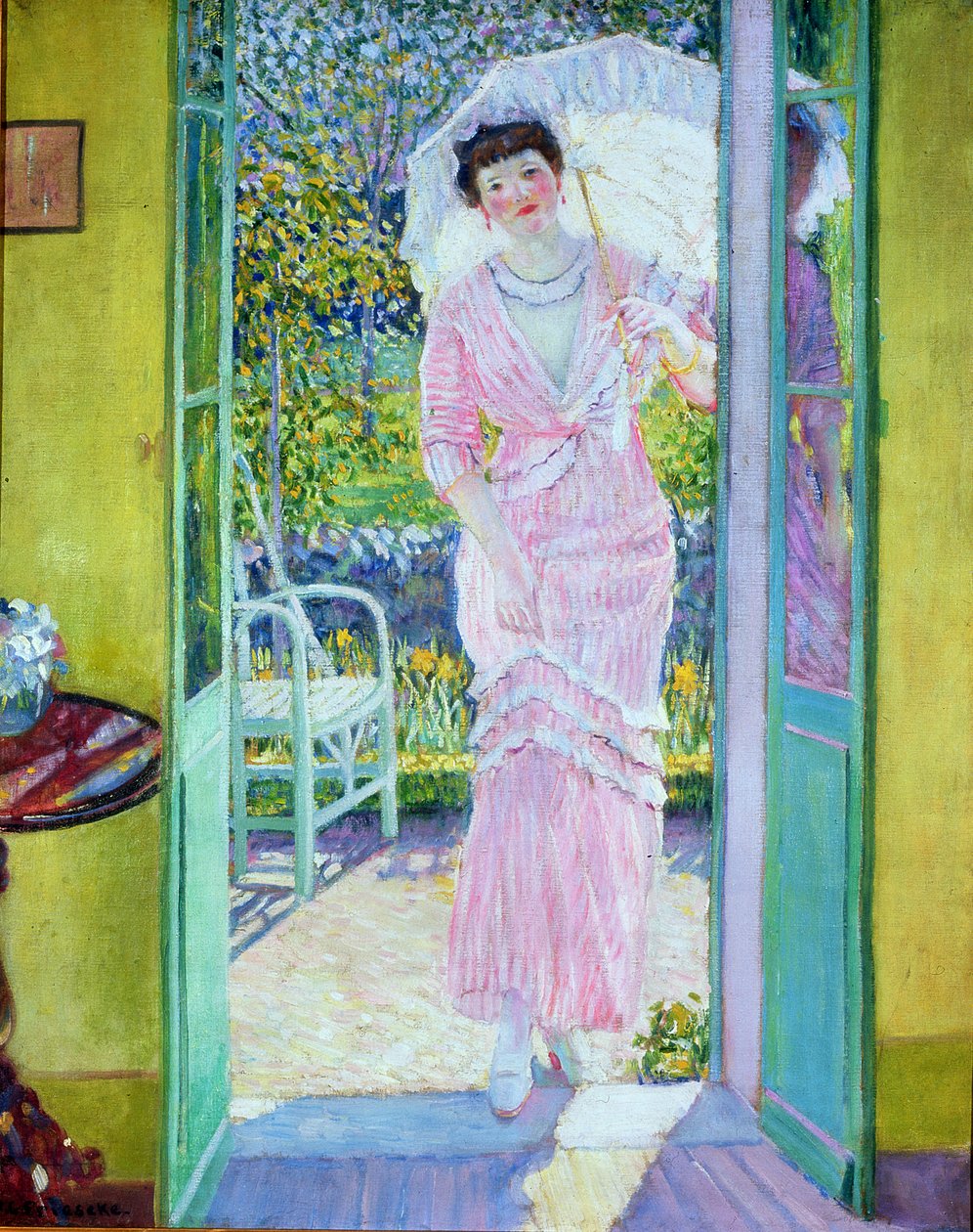 Good Morning, ca. 1912-13 (olie på lærred) af Frederick Carl Frieseke