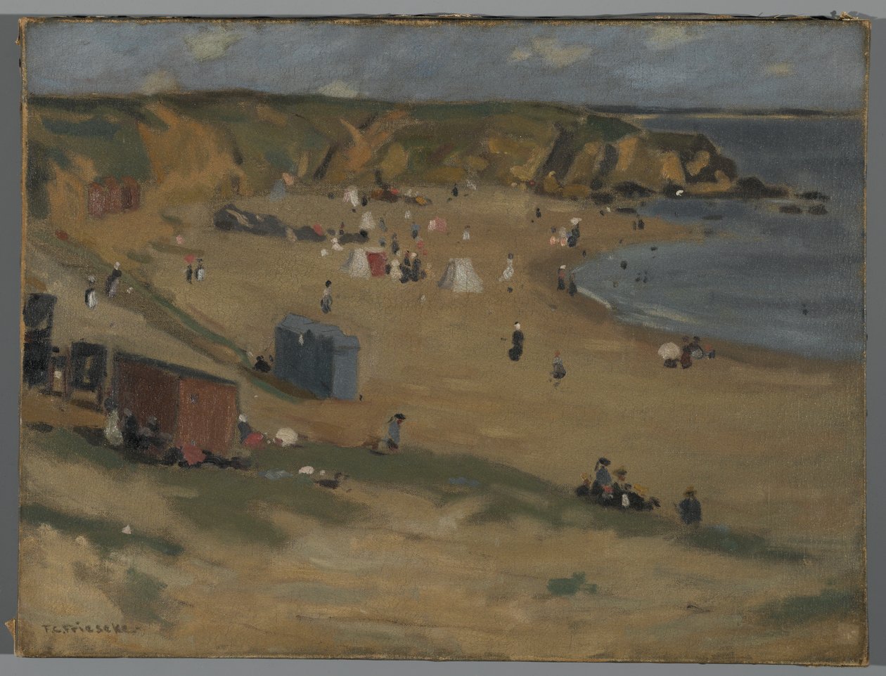 Le Pouldu landskab, ca. 1901 af Frederick Carl Frieseke