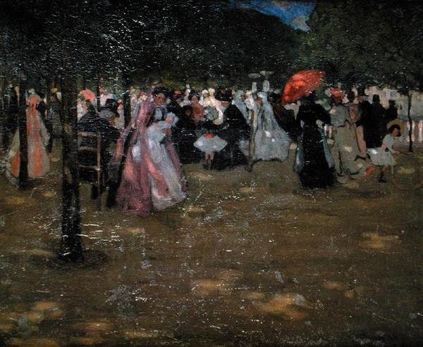 Luxembourg Gardens af Frederick Carl Frieseke