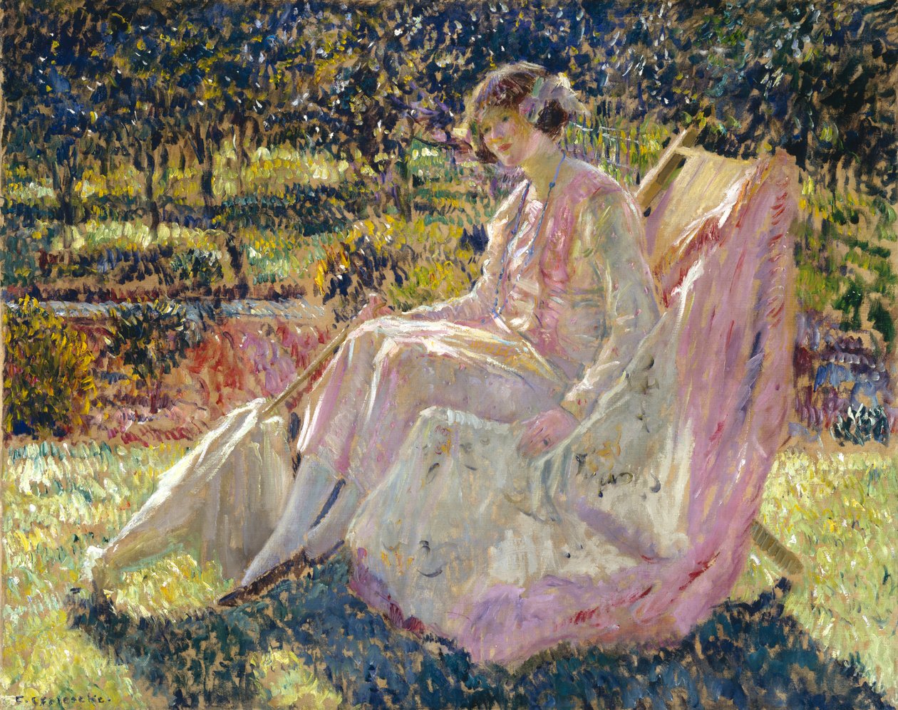 Solbad, ca. 1913 af Frederick Carl Frieseke
