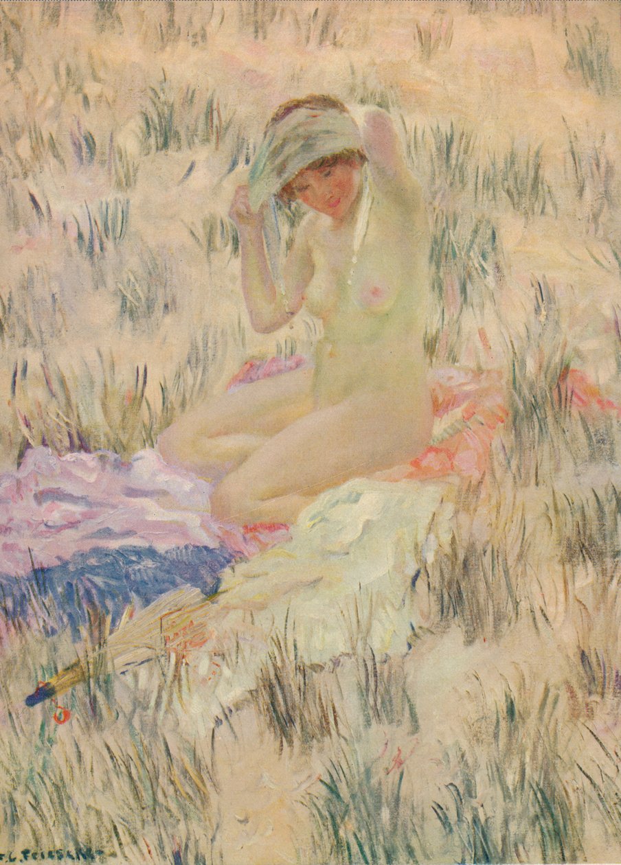 På klitterne, 1913, c1932 af Frederick Carl Frieseke
