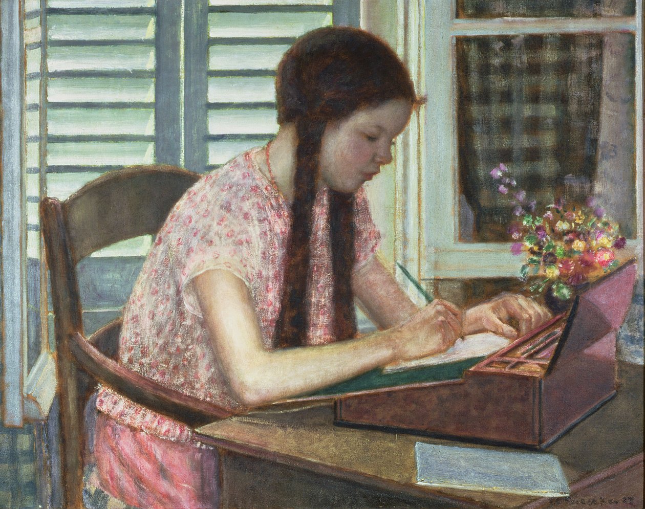 Kunstnerens datter, 1927 af Frederick Carl Frieseke