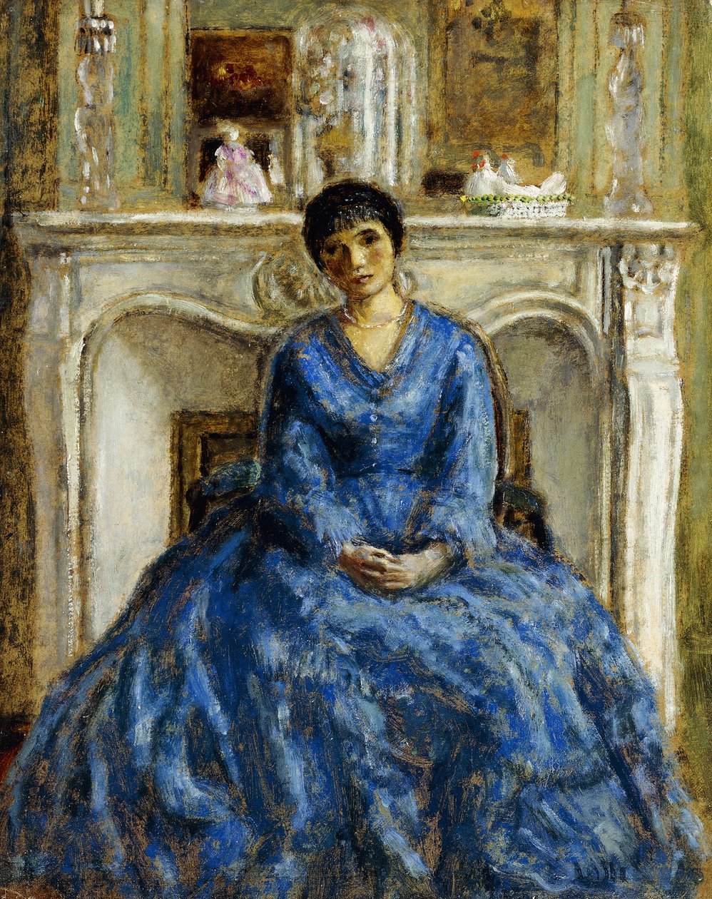 Den blå kjole af Frederick Carl Frieseke