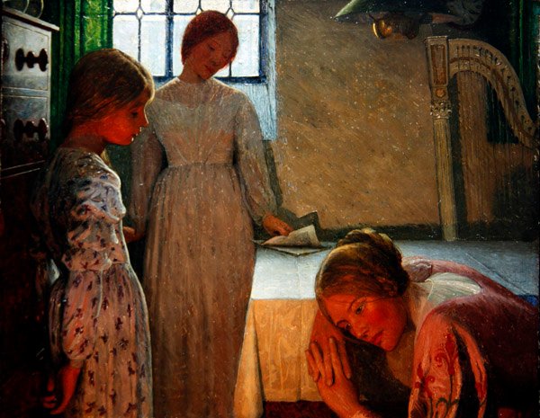 En vinteraften af Frederick Cayley Robinson