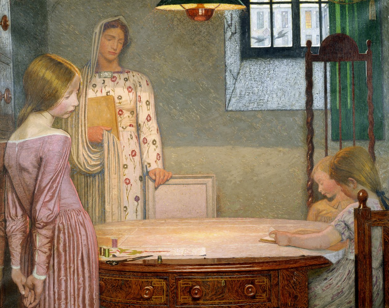 En vinteraften af Frederick Cayley Robinson