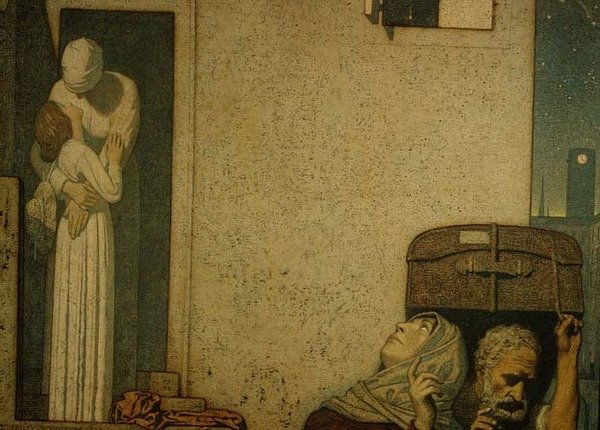 Afskeden af Frederick Cayley Robinson