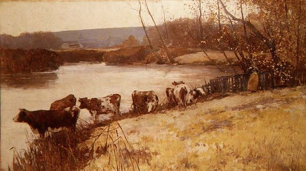 Marlotte, Seine og Marne af Frederick Charles Vipont Ede