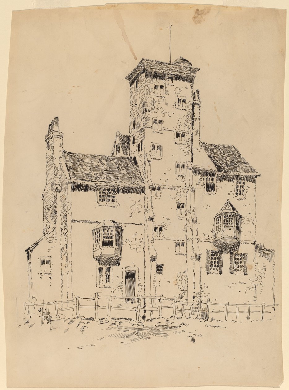 Norman Structure, 1885. af Frederick Childe Hassam
