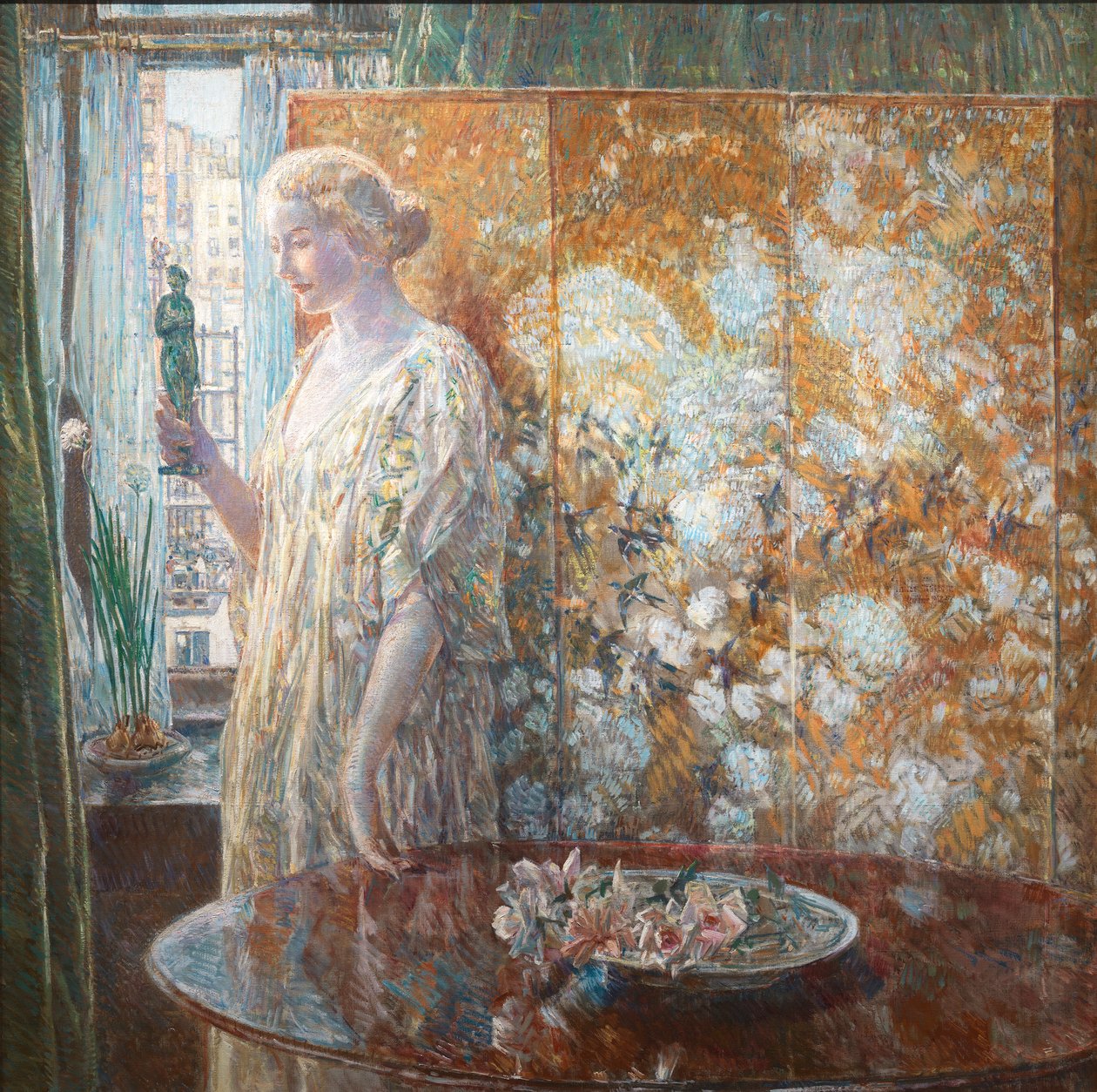 Tanagra The Builders, New York, 1918. af Frederick Childe Hassam