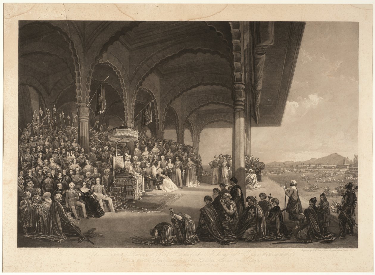 Dussorah Durbar af Hans Højhed Maharajaen af Mysore af Frederick Christian Lewis