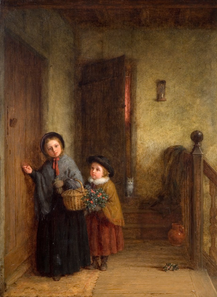 Julegæster, 1869 af Frederick Daniel Hardy