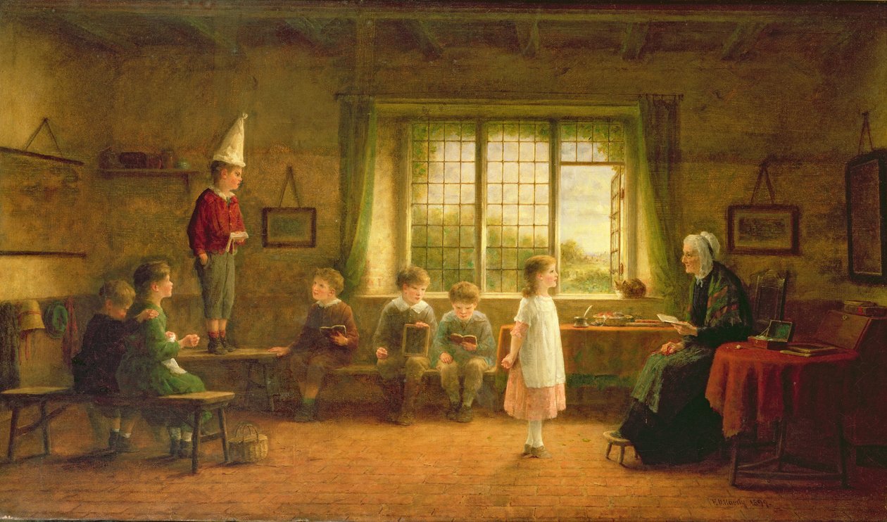 Dameskolen, s. og d. 1899 af Frederick Daniel Hardy