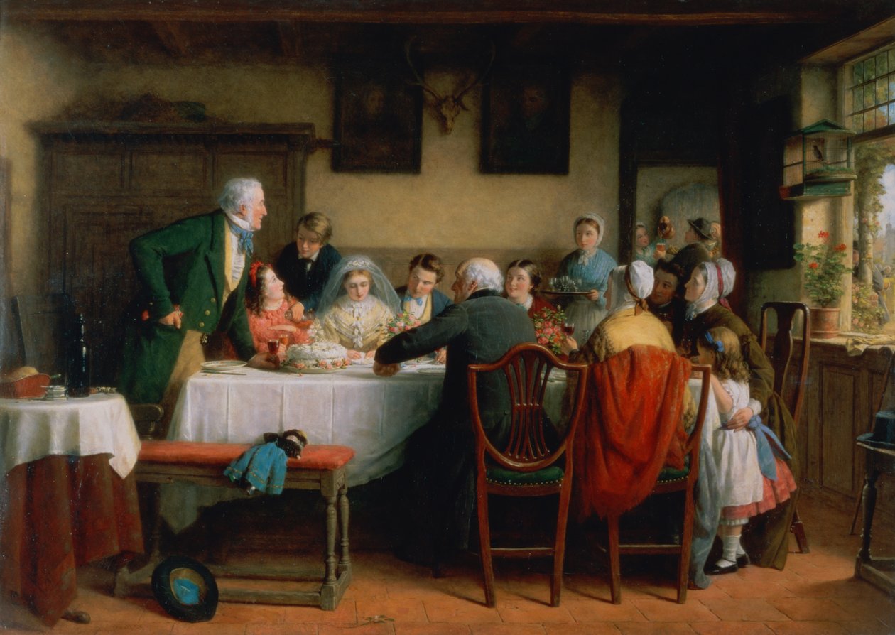 Bryllupsmorgenmaden af Frederick Daniel Hardy