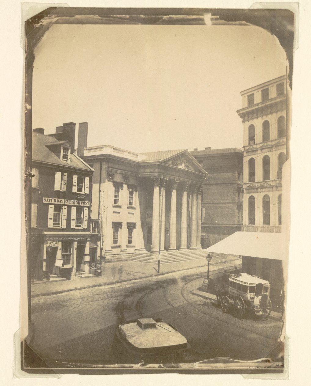 First Bank of the United States, Philadelphia, 1859. af Frederick DeBourg Richards