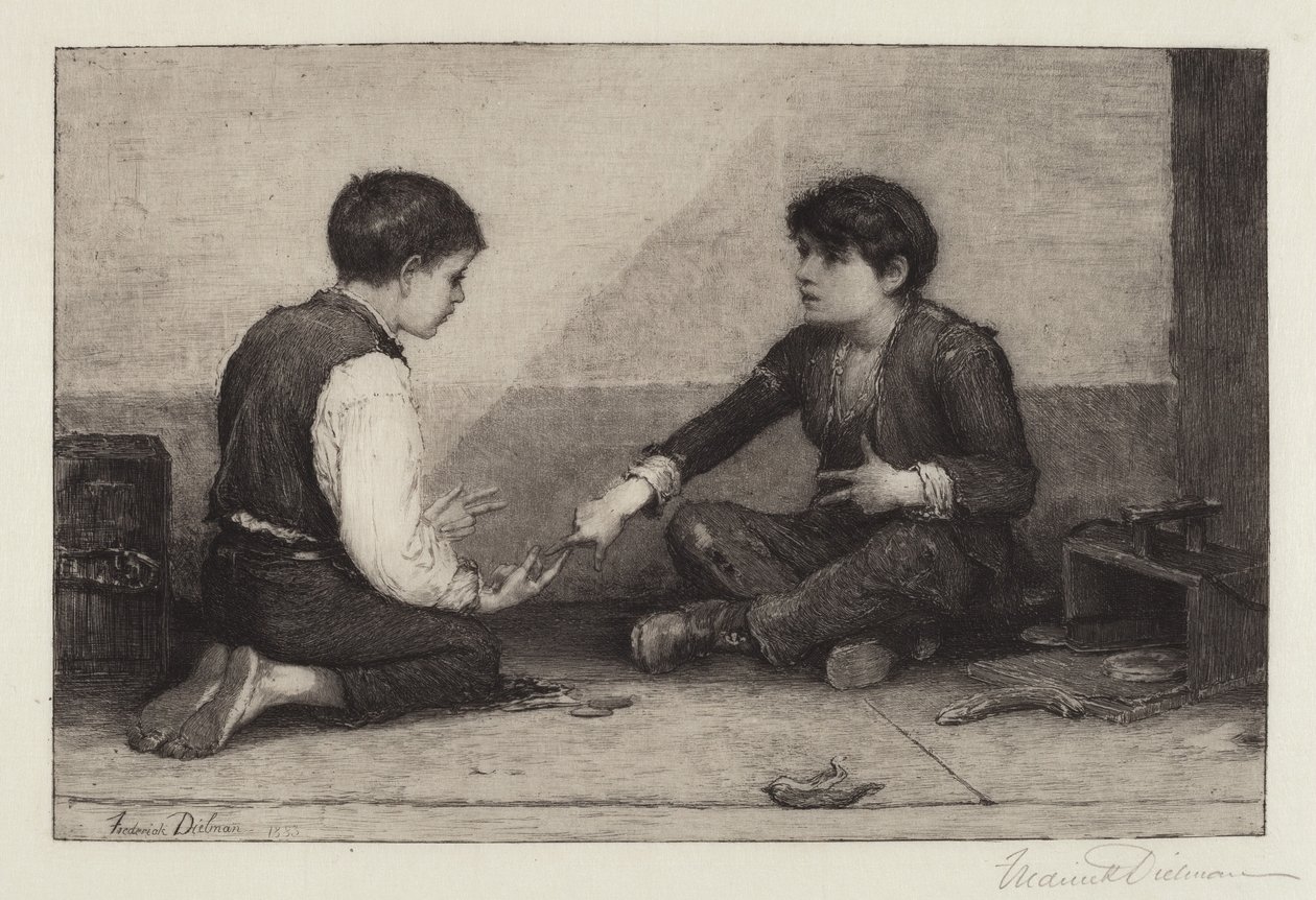 Mora-spillerne af Frederick Dielman