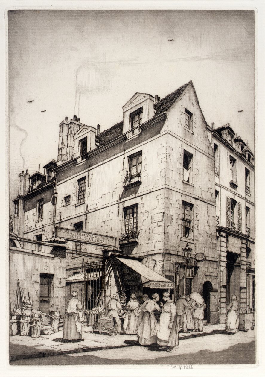 Lille fransk marked af Frederick G. Hall