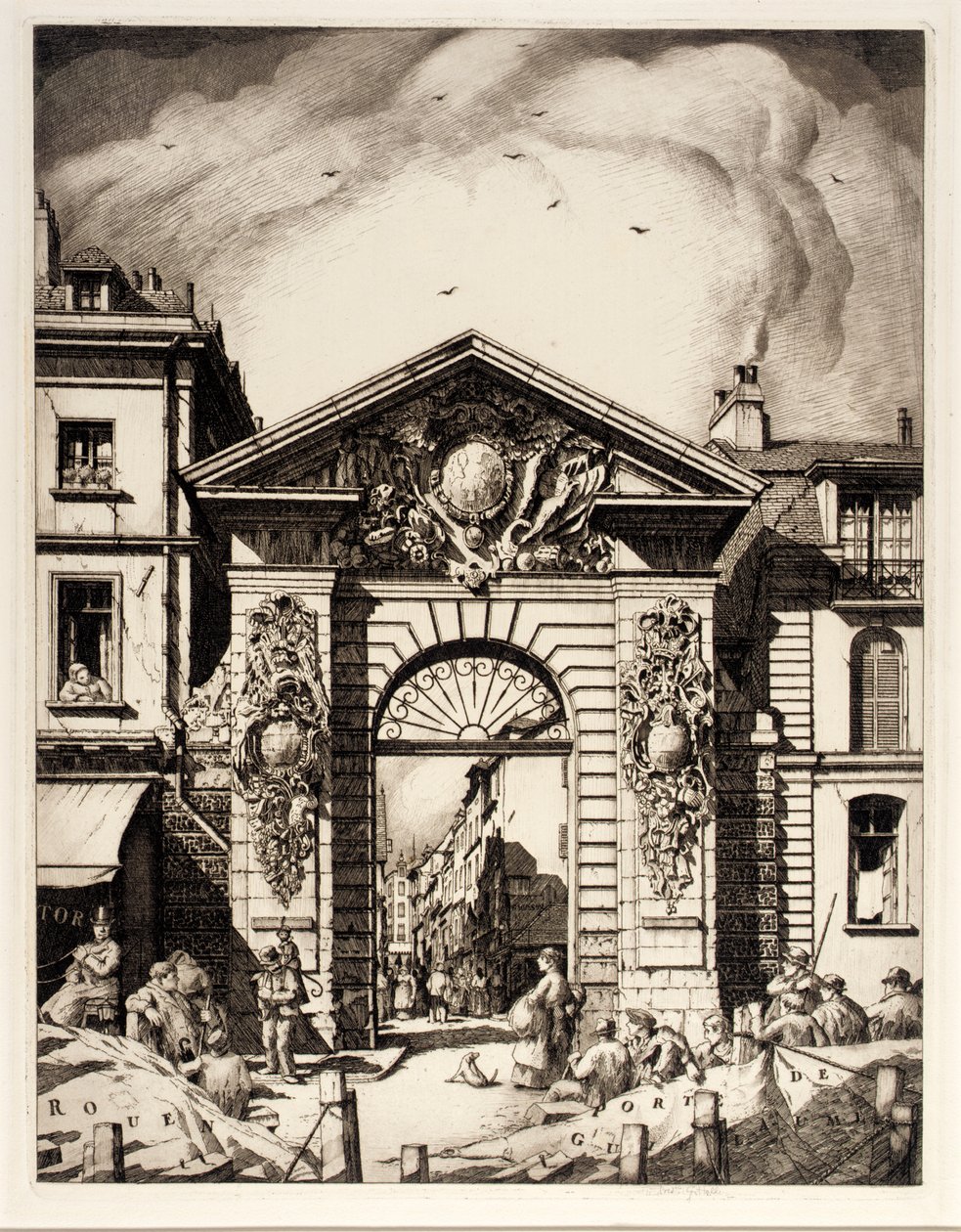 Rouen, Porte de Guillaume af Frederick G. Hall
