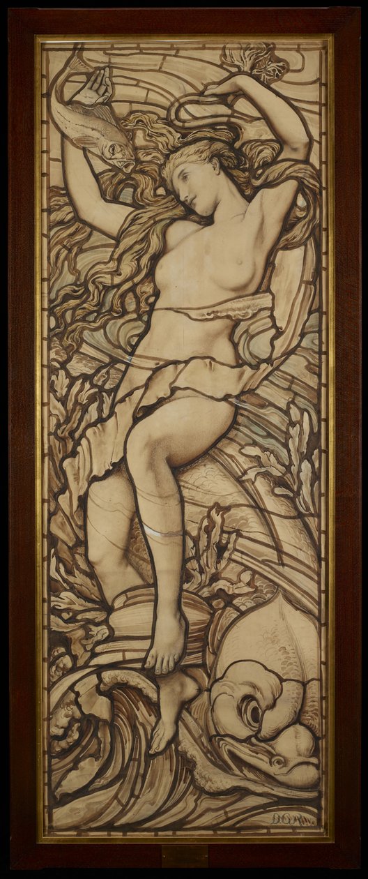 Vand, fra serien "De fire elementer", ca. 1888-89 af Frederick G. Smith