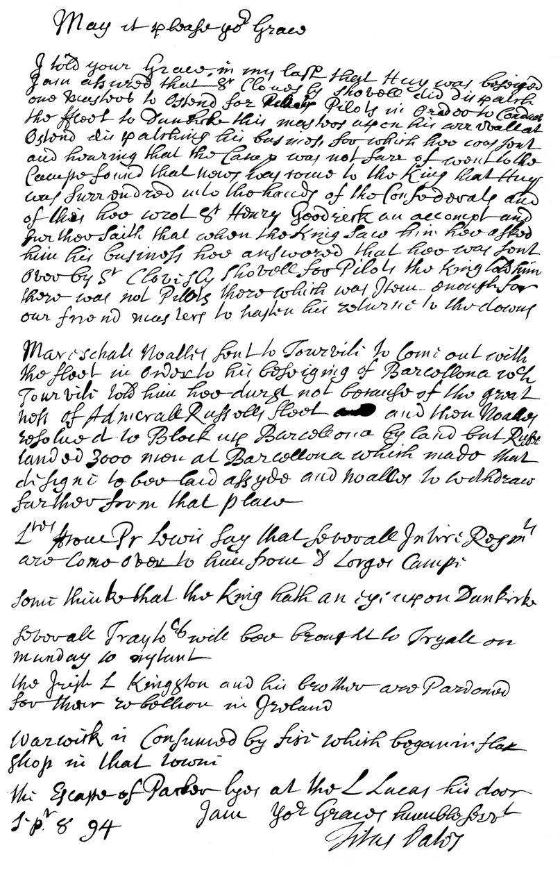 Brev af Titus Oates til hertugen af Bolton, 1694 1865. af Frederick George Netherclift