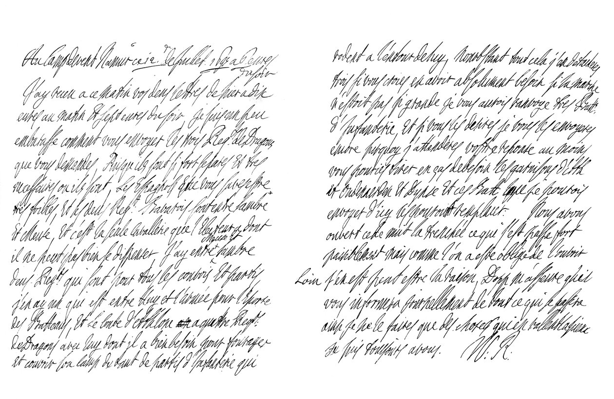 Brev af William III, konge af England, 1695 1865. af Frederick George Netherclift