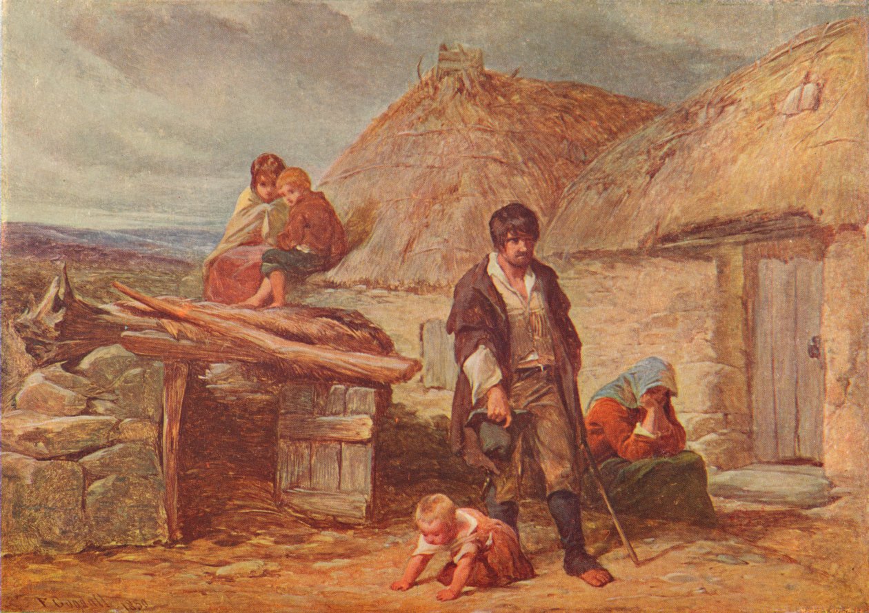 En irsk udsættelse, 1850 1906 af Frederick Goodall