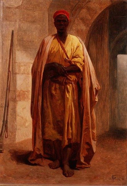 Portræt af en ung araber af Frederick Goodall