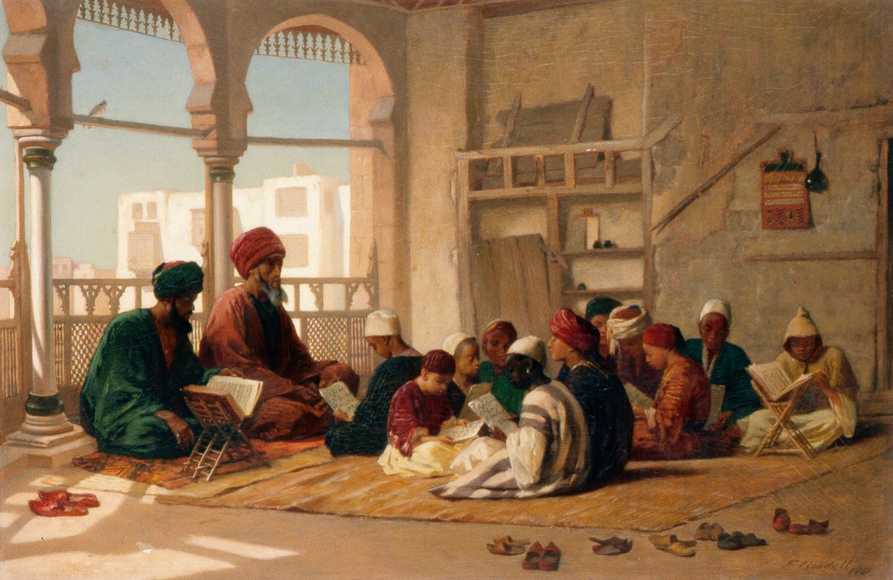 Sultan Hassans skole i Cairo af Frederick Goodall