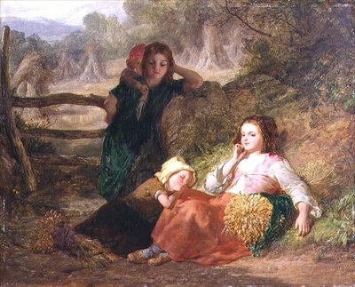Trætte gleaners af Frederick Goodall