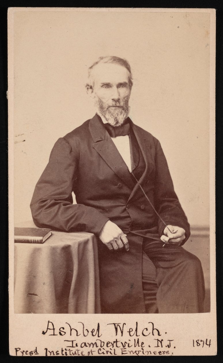 Portræt af Ashbel Welch 1809-1882, maj 1874. af Frederick Gutekunst