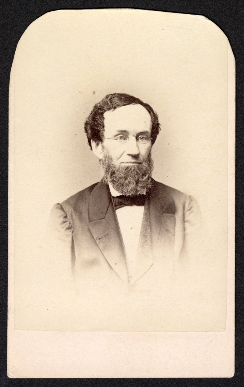 Portræt af uidentificeret mand, omkring 1860