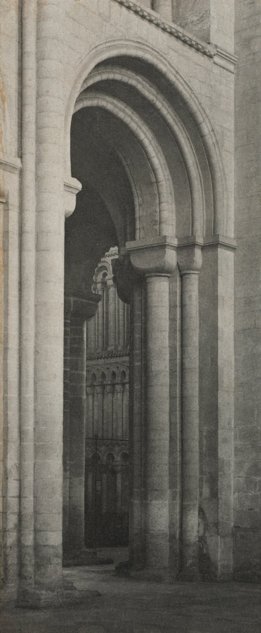 Ely Cathedral, Nave, Southwest Corner, ca. 1899. af Frederick Henry Evans
