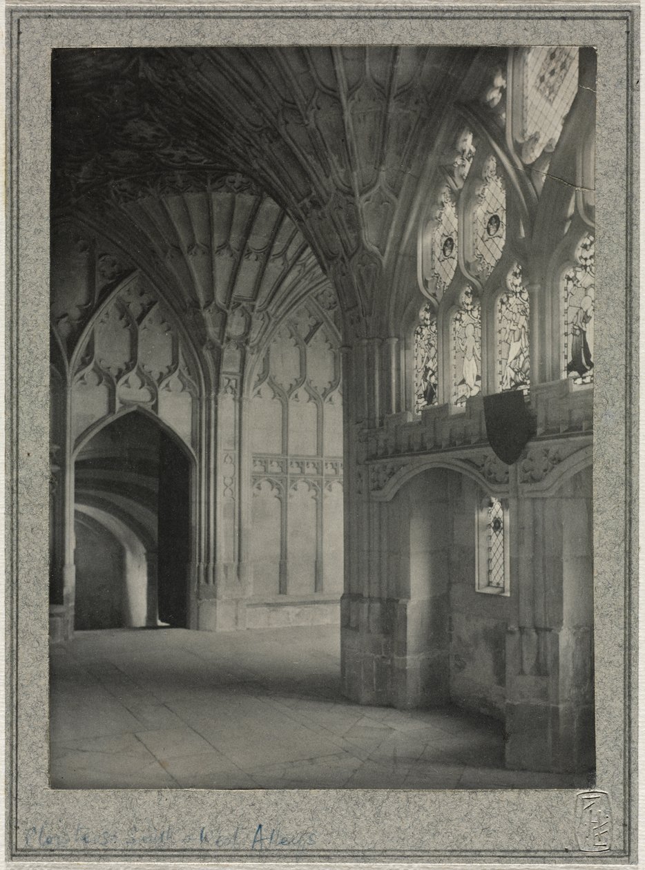 Gloucester Cathedral - Kloster: Syd- og Vestgyder af Frederick Henry Evans