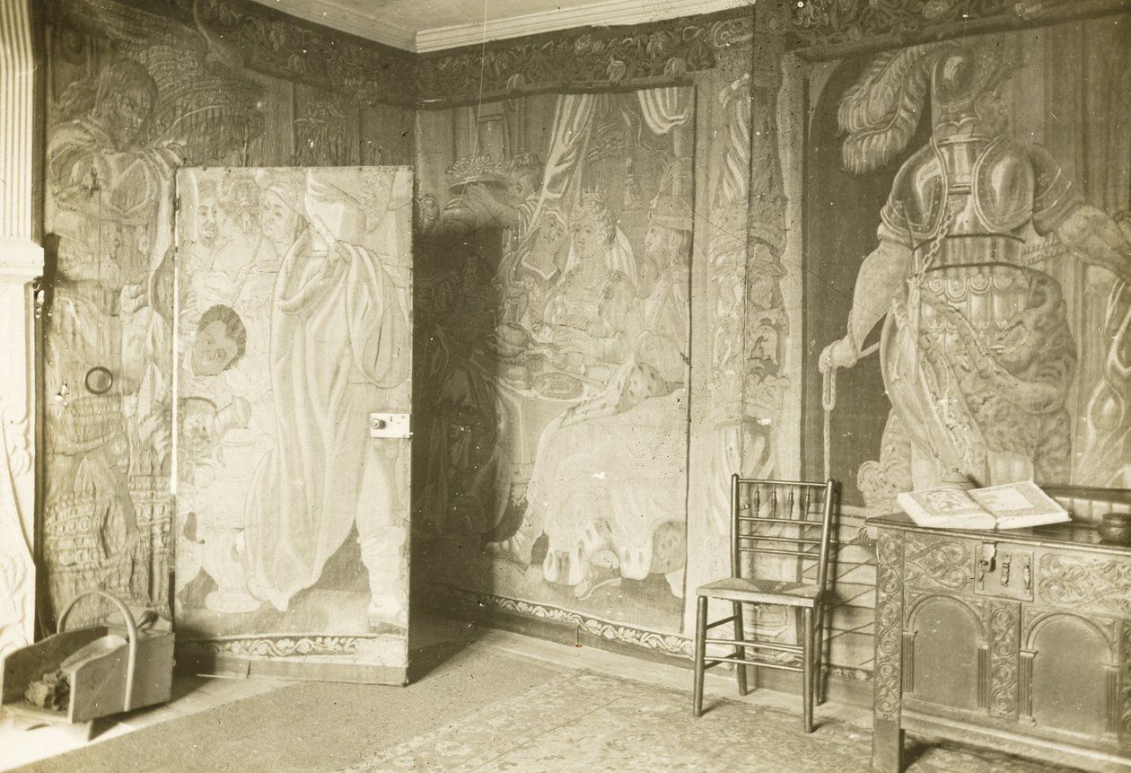 Kelmscott Manor: I gobelinsalen af Frederick H. Evans
