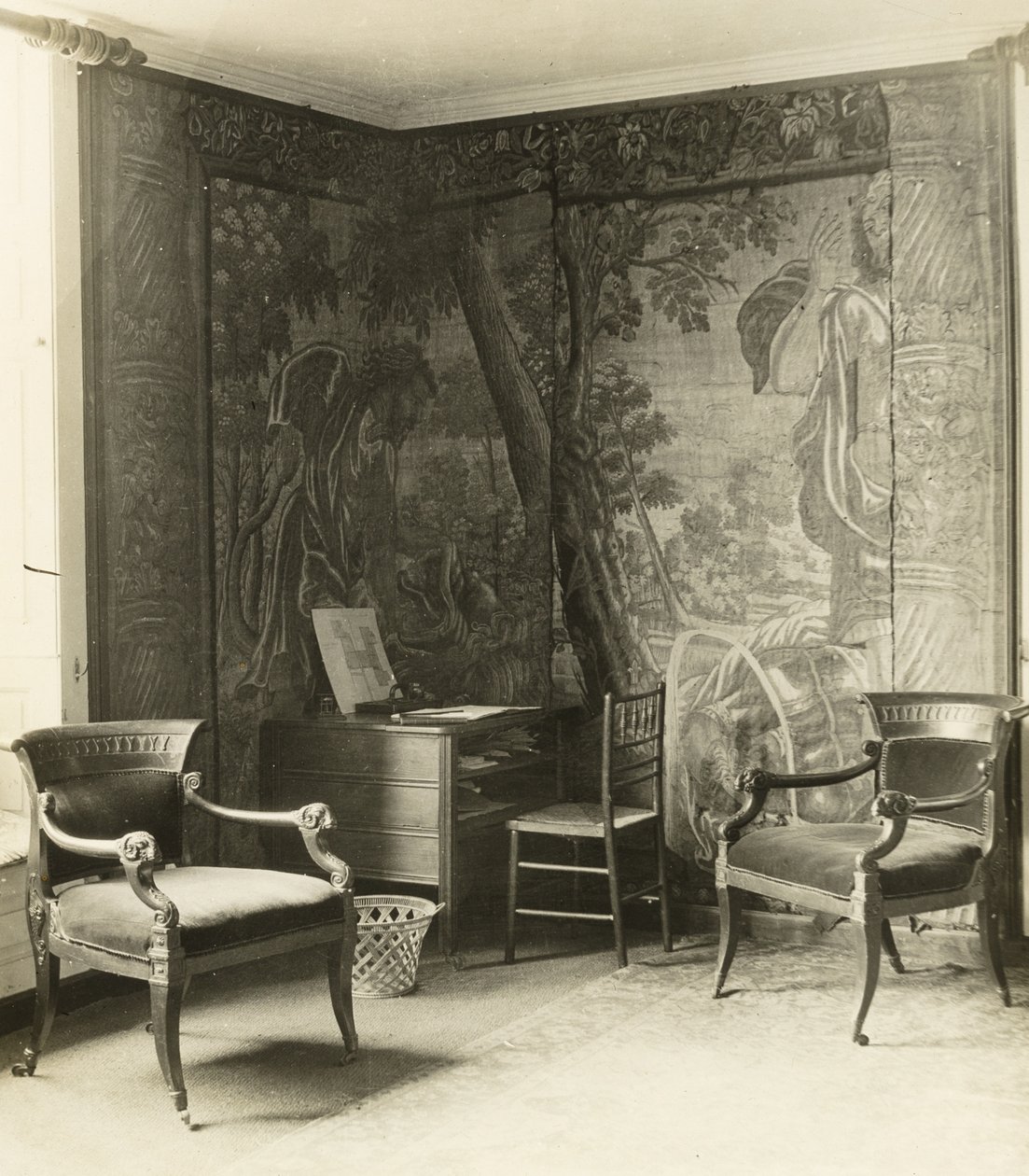 Kelmscott Manor: I gobelinsalen af Frederick H. Evans