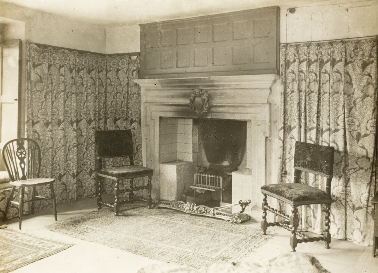 Kelmscott Manor: Det grønne værelse af Frederick H. Evans