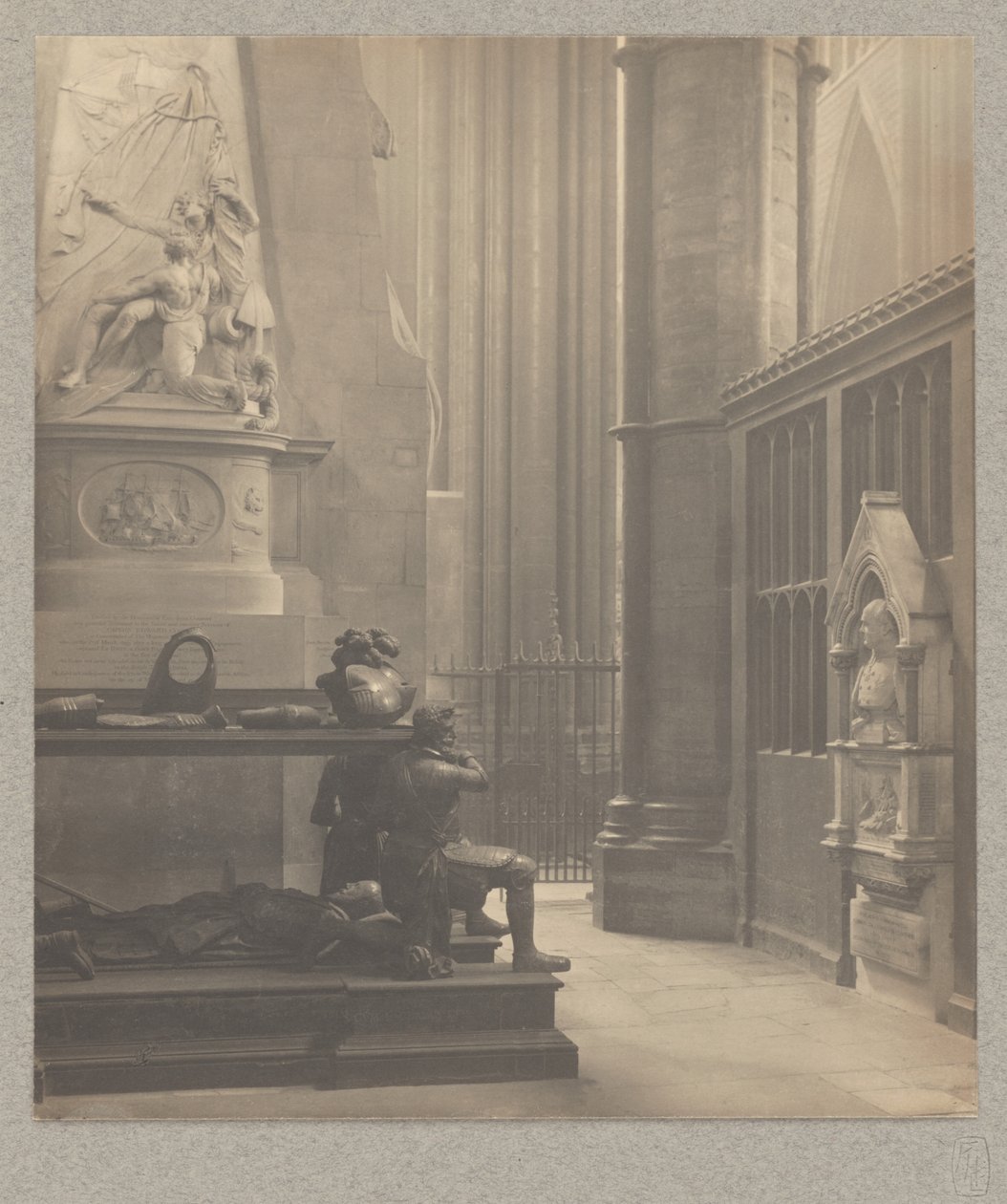 [Westminster Abbey: North Transept East Aisle, Tomb of De Vere and Franklin]. af Frederick H. Evans