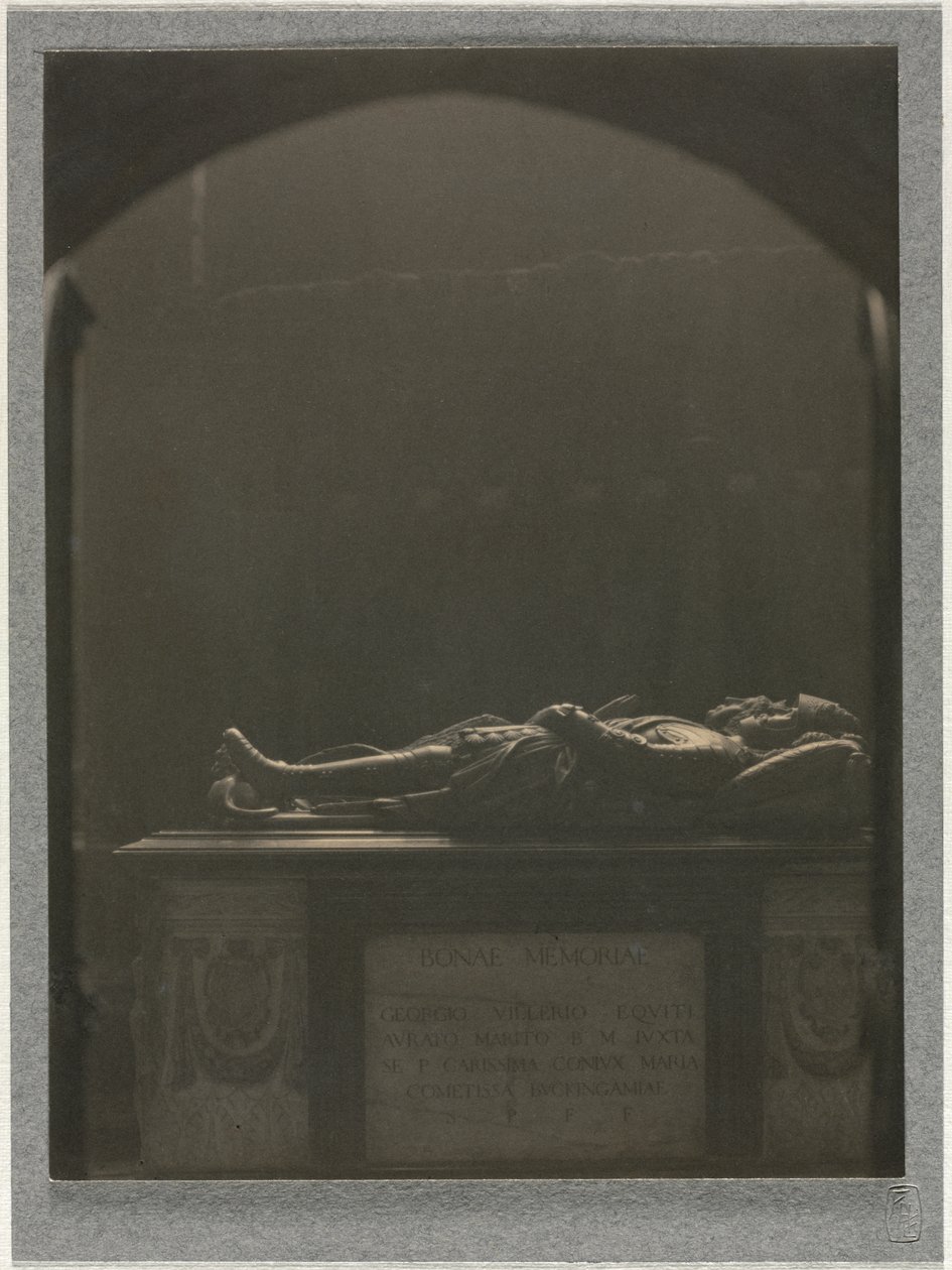 Westminster Abbey, Sir Georges Villiers grav (d. 1605) af Frederick Henry Evans
