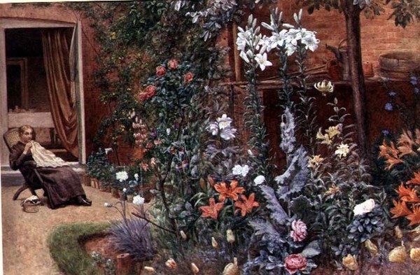 En havegrænse af Frederick Hamilton Jackson