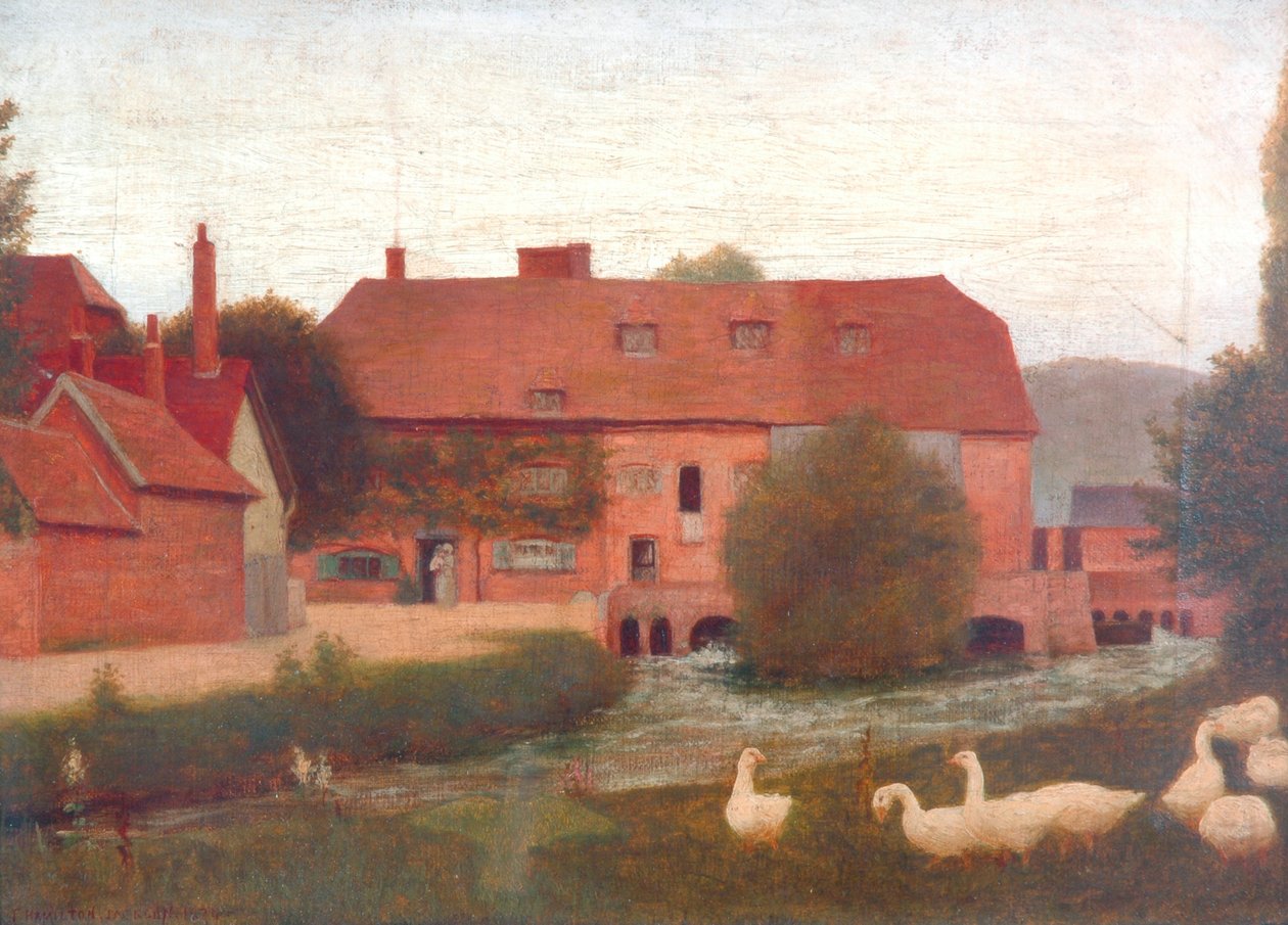 Møllestrøm, 1876 af Frederick Hamilton Jackson