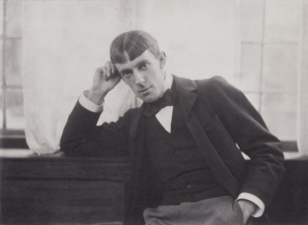 Portrætfotografi af Aubrey Beardsley (1872-98) af Frederick Evans (1853-1943) af Frederick Henry Evans
