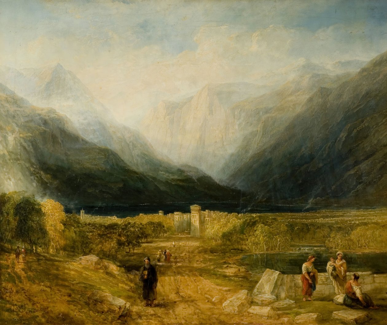 Sarazana, Norditalien, 1837-1840. af Frederick Henry Henshaw