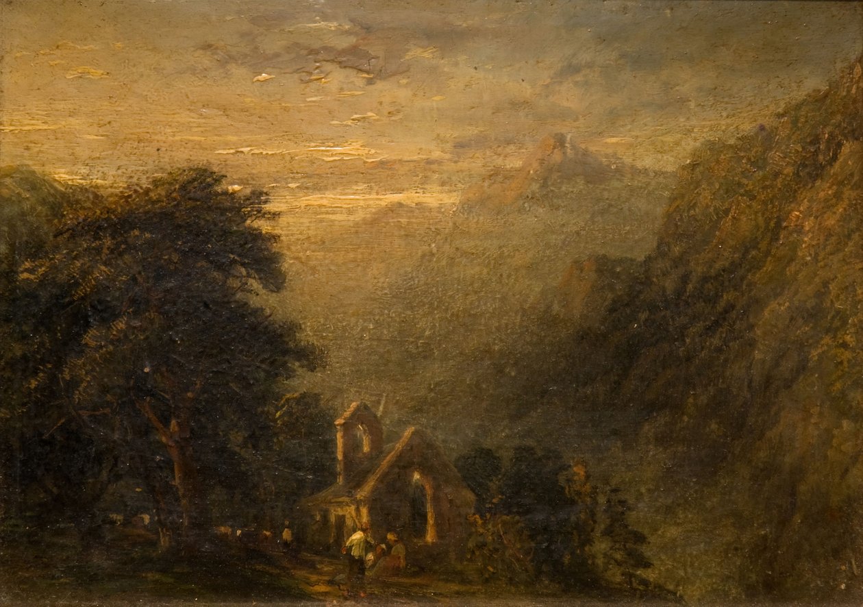 Valle Crucis Abbey, Llangollen, 1840. af Frederick Henry Henshaw