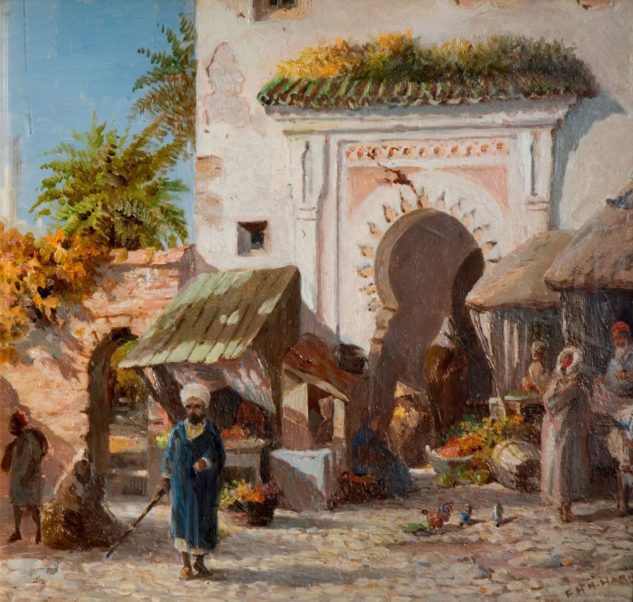 I Tanger, 1880. af Frederick Henry Howard Harris